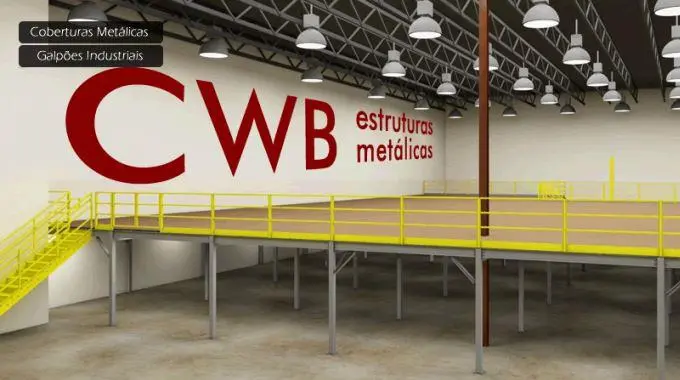 Estruturas Metálicas em Curitiba, fabricação e instalação de Mezaninos, Escadas, Guarda Corpo, Corrimãos, Coberturas, Barracões e Galpões metálicos.